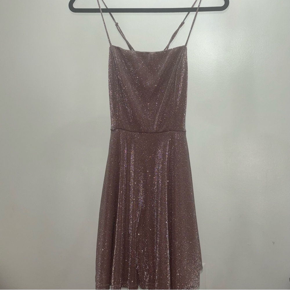 Windsor Pink and Gold Spaghetti Strap Sundress